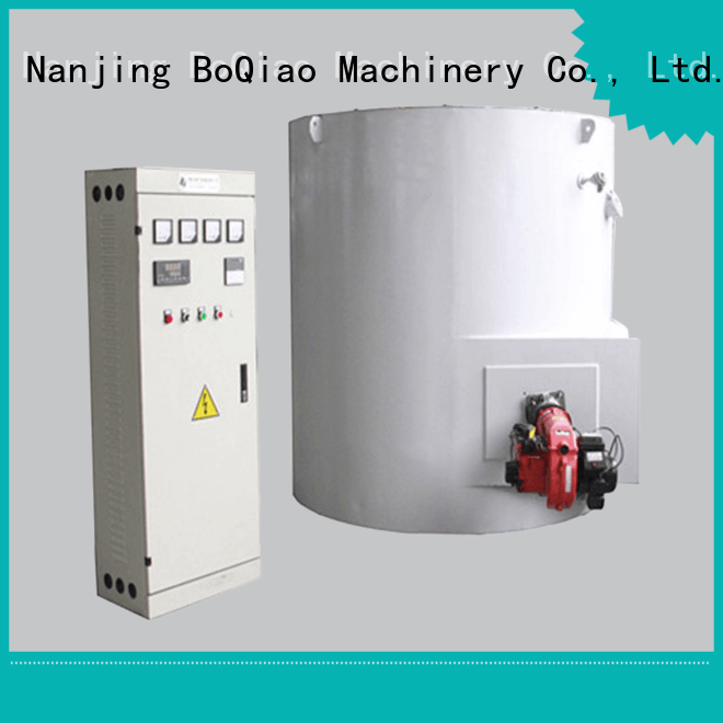 BoQiao Machinery gas fired metal melting furnace price for high pressure switch