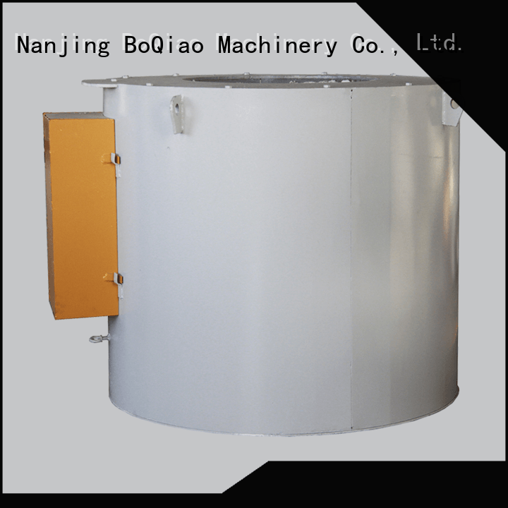 BoQiao Machinery industrial oil fired aluminium melting furnace price for compressor housing