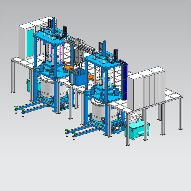 Wheel hub special low pressure die casting machine